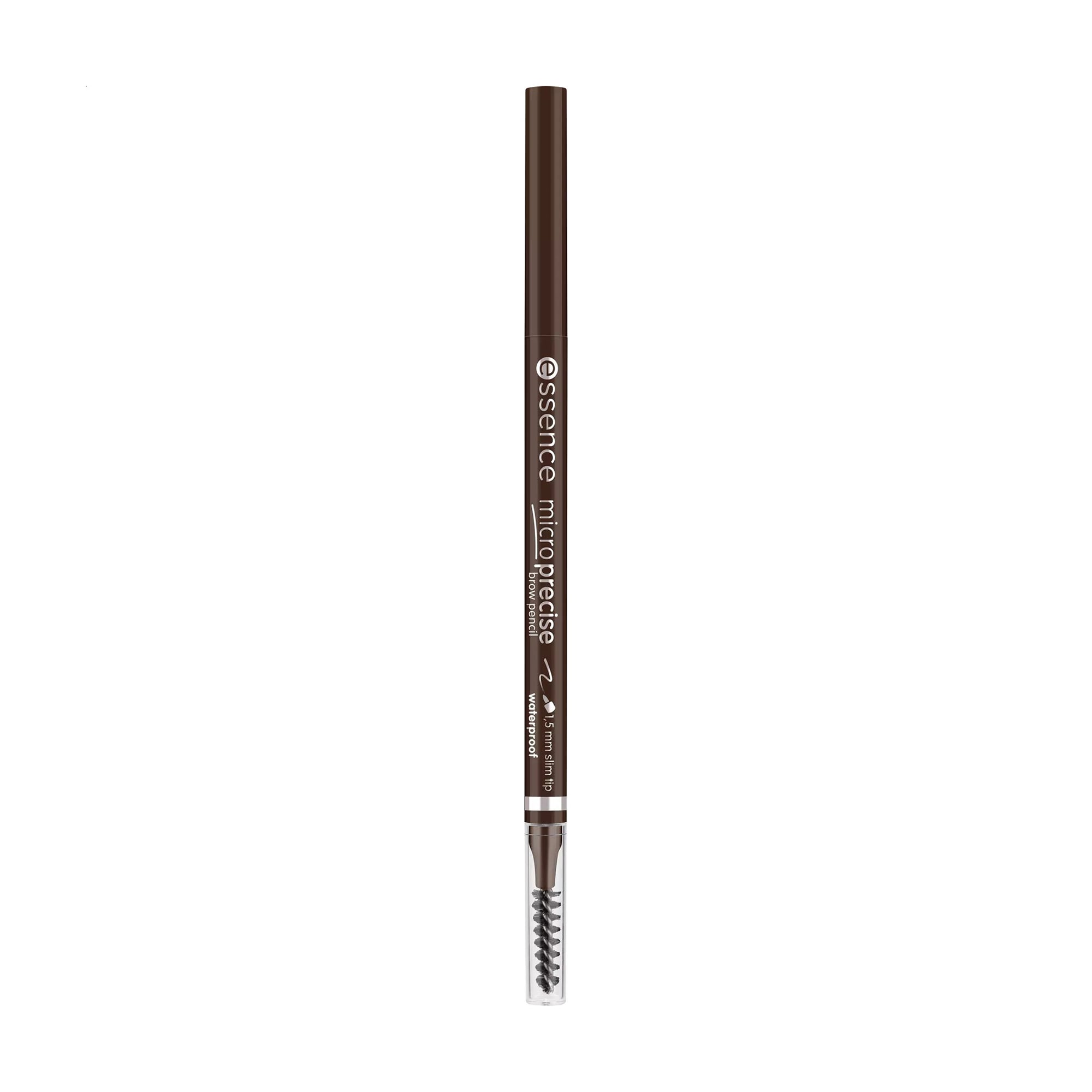 Уцінка! Олівець для брів Essence Micro Precise Brow Pencil з щіточкою, 06 Dark Brown, 0.05 г